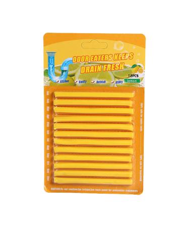 Drain Cleaner Sticks 12PCS Deodorizer And Drain Strips Drain Clog Remover Sticks Pipe Cleaning Sticks To Clean Sink Shower Bathtub Toilet Drain Odor