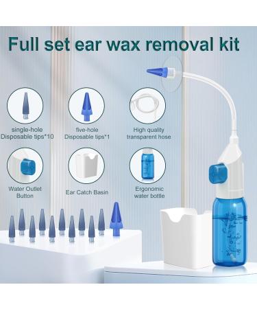 Ear Wax Removal Tool Safe & Effective Flushing System for Adults & Kids | Ear Cleaner Kit for Built-Up Wax - Buy Online on GoSupps.com