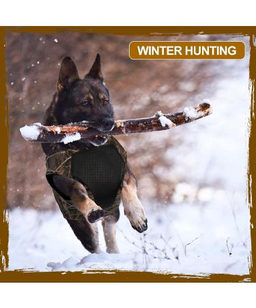 Hunthor 5mm Neoprene Dog Hunting Vest - Adjustable Waterfowl Duck Hunting Camo - X-Large - Buy Online on GoSupps.com