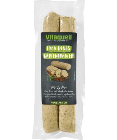 Vitaquell Tofu-Dings Garden Herbs 2 x 75 g vegetarian tofu sausage