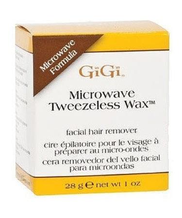 GiGi Microwave Tweezeless Wax 1 Ounce (Pack of 3)