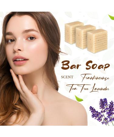 Lactosoapcillus Probiotic Bar Soap | Natural Vegan Plant-Based | Frankincense Tea Tree & Lavender | No Artificial Fragrance & Harsh Chemicals - Buy Online on GoSupps.com