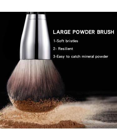 ENERGY Kabuki Powder Brush - Large Coverage for Blush, Bronzer & Mineral Makeup - Soft & Cruelty-Free - 1 Count - Buy Online on GoSupps.com