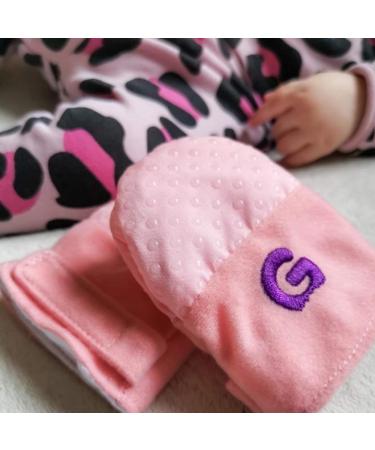 Gummee Baby Scratch Mittens - Adjustable Cotton Baby Mittens for Newborn 0-3 Months (Pink) - Buy Online on GoSupps.com