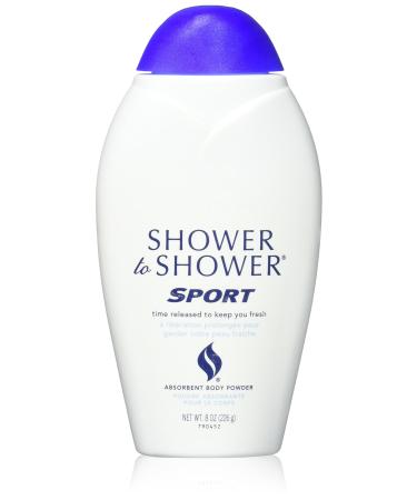 SHOWER TO SHOWER Body Powder Sport 8 oz