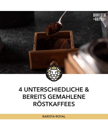 Coffee Gift Trial Set - Perfect for Men & Women | 4x250g Ground Coffee | Artisan Roasted by Skilled Hands with Disabilities - Buy Online on GoSupps.com