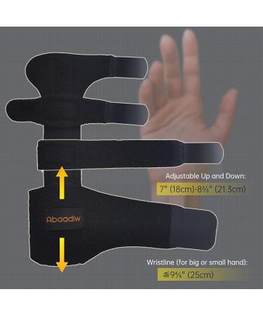 Abaadlw Trigger Finger Splint Set - 3 Pcs Adjustable Finger Splints for Broken Fingers - One Size Fits All - Buy Online on GoSupps.com