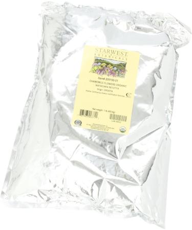 Organic Chamomile Flowers (Croatia) 1 lb - Starwest Botanicals | Buy Online - Buy Online on GoSupps.com