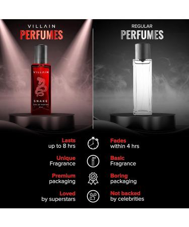 Villain Rebel Luxury Perfume Gift Set for Men | Long Lasting Woody Oud Musk & Aqua Fragrances | 4x20ml EDP Combo - Classic Hydra Snake Oud - Buy Online on GoSupps.com