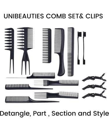 Hair Wax Stick and Edge Control Bundle with AMPRO Shine 'n Jam Extra Hold Conditioning Hair Gel 16oz 2 BTL Hair Wax Sticks 15g Ms. Remi Sapphire Edge Laying Scarf 60"x4" Black UniBeauties 12 PC Comb set -with Edge Brush 3 Alligator Hair Clips - Buy Online on GoSupps.com