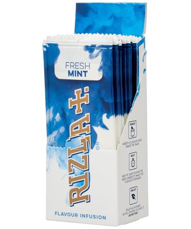 Rizla Fresh Mint Flavour Cards Infusions - Box of 25