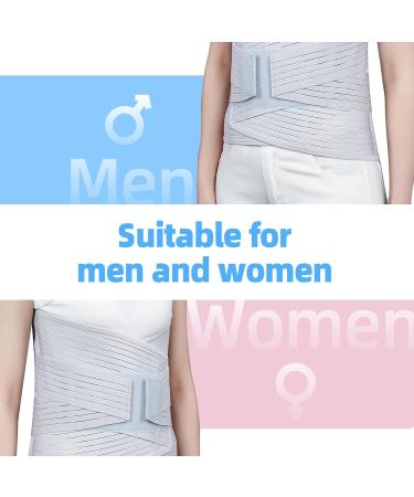 Buy Lumbar Support Belt for Lower Back - Widened 32 cm Compression Wrap for Women & Men | Breathable Decompression Support Bandage - Buy Online on GoSupps.com