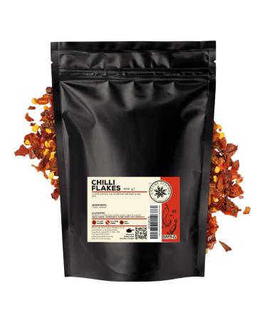 Nature Kitchen Chilli Flake Standard 350G Large Bag Of Seasoning Spices And Herbs. Gluten-Free and Vegan Everyday Cooking Blends For Marinades Sauces Frying Baking Or Grilling CHILLI FLAKE 350G