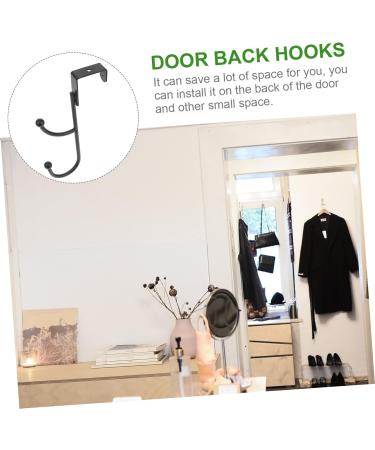 PRETYZOOM 2pcs Door Hook Storage Shelf Storage Shelves Bathroom Hangers Clothing Hat Hooks Coat Wall Hanging - Buy Online on GoSupps.com