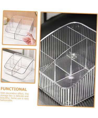 MAGICLULU Elegant 5-Compartment Storage Box for Perfumes Lipsticks Skincare and Makeup - Buy Online on GoSupps.com