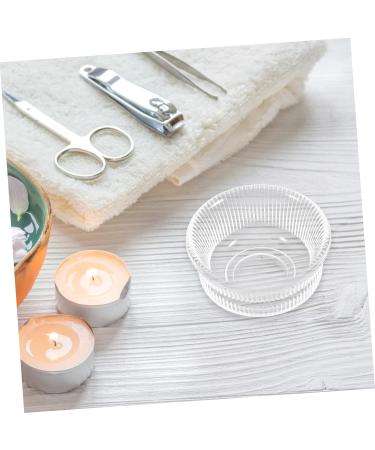 Healeved Pen wash cup Glass Manicure tools multipurpose Palette dappen dish cups nail art accessories Nail supplies vertical stripes manicure mixing cup Grinding disc tool - Buy Online on GoSupps.com