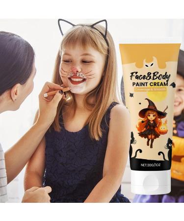  Dubbulon Face and Body Paint - Total Body Cream Paint | Long-Lasting Makeup for Men and Adults | Christmas Zombie Skeleton Vampire - Buy Online on GoSupps.com