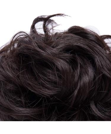 Medium Brown 35g Hair Bun Donut Chignon Scrunchie Updo Hairpiece - Ponytail Extensions - Buy Online on GoSupps.com