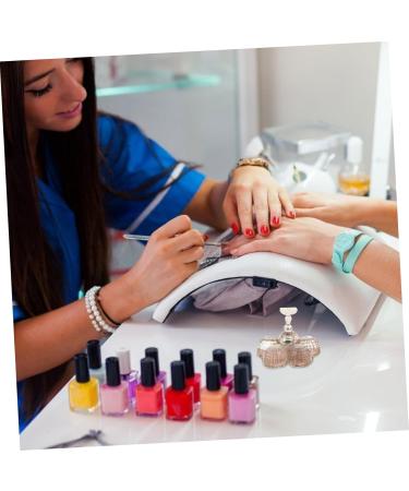 minkissy Set Chess practice seat Manicure Display Base display rack Manicure Practice Rack pedicure tip stand Magnetic Stand manicure practice bracket magnetic holder tool Acrylic Pedicure 2x1cm Golden - Buy Online on GoSupps.com