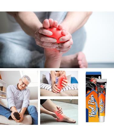 Heel Massage Lotion 20 g Soothing Heel Massage Cream | Non-sticky muscle-relaxing smoothing solution for ankles lower back neck and shoulders - Buy Online on GoSupps.com