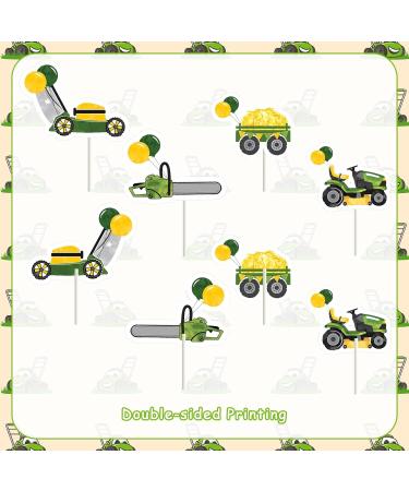 Sursurprise 24 Pieces Lawnmower Birthday Cupcake Toppers Green Tractor Cupcake Toppers for Boys Lawnmower Birthday Decor Farm Themed Parties Tractor Time Party Supplies - Buy Online on GoSupps.com
