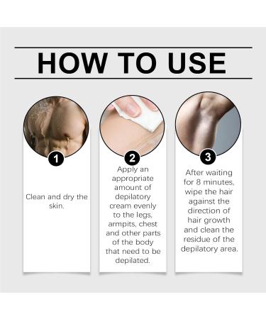 Cr me D pilatoire Douce For Hommes 120 G Cr me D pilatoire Indolore For Le Corps Les Jambes Et Les Aisselles Avec Glyc rine Hydratante(3 boxes) - Buy Online on GoSupps.com