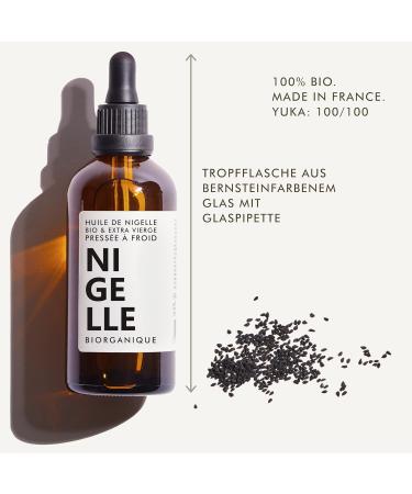 Organic Black Seed Oil for Skin & Hair - 100% Pure & Cold Pressed - 100ml Amber Glass Bottle - Buy Online on GoSupps.com