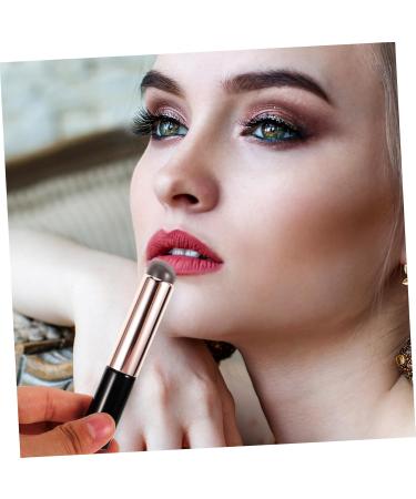 POPETPOP 3 pcs Lip Applicator Brush Set - Portable Imitation Wood Handle for Lipstick and Lip Gloss Makeup - Buy Online on GoSupps.com