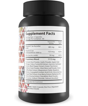 Pro Lean Belly Juice Capsules - Daily Cleanse & Detox Supplement for Digestive & Immune Health - With Psyllium & Aloe - Promotes Regularity, Wellness & Energy - Buy Online on GoSupps.com