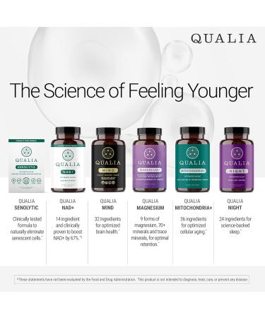 Qualia Mind & Qualia Night | Premium Nootropic Supplement for Mental Performance | Increase Focus | Deep Refreshing Sleep Support | (1 Week Supply) - Buy Online on GoSupps.com