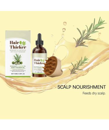 Yugugomo Hair Oil For Hair GrowthNatural Moisturizer With Scalp Massager 100ml Vegetable Thickening Hair And Scalp OilFor Long Curly Damaged Split Ends Thin Fine Travel Men V - Buy Online on GoSupps.com