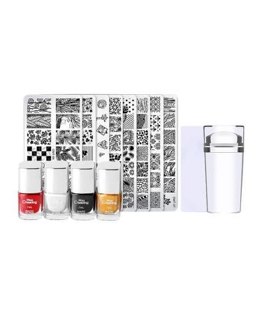 Kasituny Nail Creativity Molding Plate | DIY Nail Stamping Dish Tool for Perfect Manicure | International Shipping Available - Buy Online on GoSupps.com