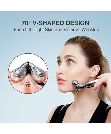 TOUCHBeauty Face Massager Roller - Reduce Puffiness, Tighten Skin, Boost Collagen - Facial Contouring Tool for Clear Toxins & Face Lift - Buy Online on GoSupps.com