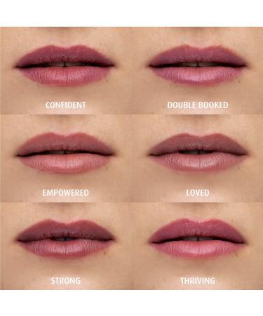 Lune+Aster PowerLips Lipstick - Double Booked | Nourishing Jojoba Oil & Vitamin E Formula - Buy Online on GoSupps.com