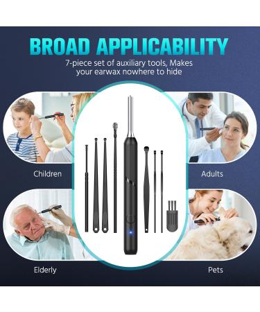 1080P Ear Wax Removal Tool with Camera - Ear Cleaner Kit for iPhone, iPad, Android - 8 Pcs Ear Set & 5 Auxiliary Accessories Included - Buy Online on GoSupps.com