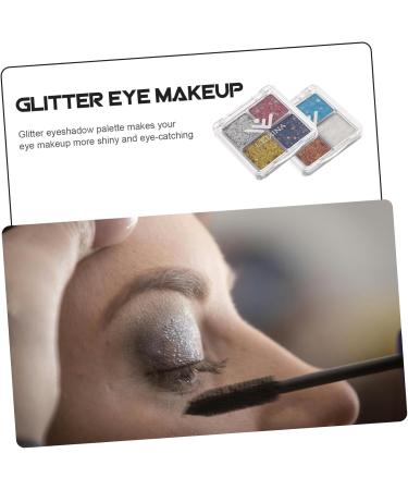 Healeved 10 Pcs Glitter Eye Makeup Eye Shadows Eye Shadow for Women Glitter Eyeshadow Palette Eye Glitter Assorted Colorx5pcs 6.00X6.00X1.00CMx5pcs - Buy Online on GoSupps.com