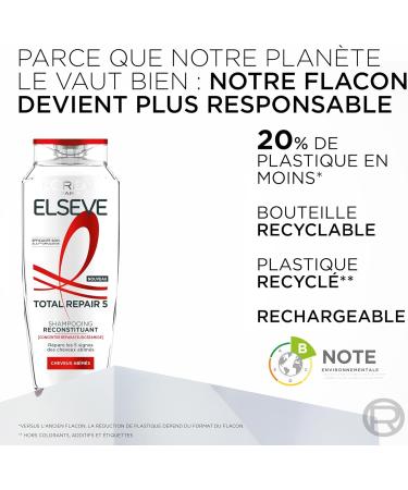  L'Oreal Paris L'Or al Paris - Reconstructing Shampoo - Repairs & Strengthens the Hair Fiber - For All Types of Damaged Hair - Enriched with Concentrate - Buy Online on GoSupps.com
