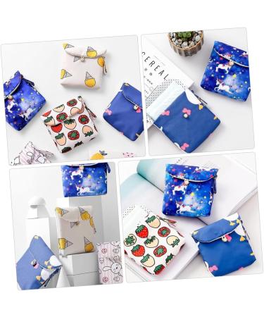 Beavorty Women's Bandages Bag - 3 Pack Cotton Pocket Zippered Wallet for Menstrual Tapes & Breastfeeding Inserts - Portable & Stylish (13x13x1cm) - Buy Online on GoSupps.com