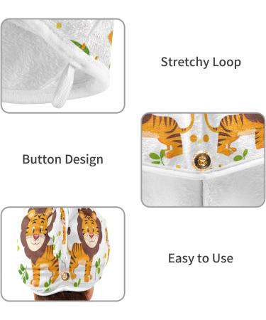 Shop Tiger Mother Kids Hair Towel 2 Pack | Super Absorbent Quick Drying Hair Turbans & Head Wraps for Women & Girls - International Shipping Available - Buy Online on GoSupps.com