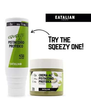 Eatalian by AMZ Better Pistachio Cream - Italian Spread & Protein 500g | Perfect for Bread & Cake Filling - Buy Online on GoSupps.com