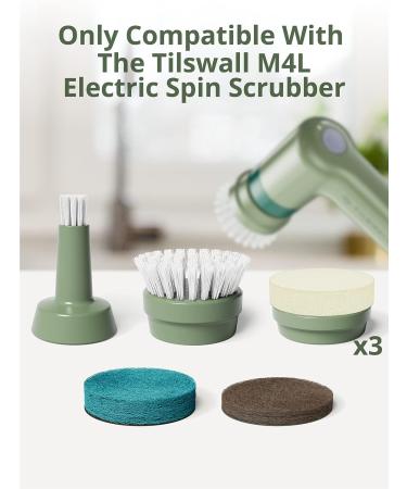 TILSWALL M4L Power Scrubber Brush Heads - Multi-Purpose Replacements - Buy Online on GoSupps.com