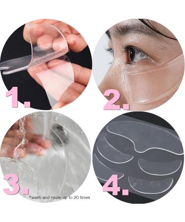 Reusable Silicone Face Patch Set - 5 Overnight Wrinkle Patches for Forehead Under-eye & Smile Line Repair - Buy Online on GoSupps.com