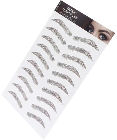 Autocollant de tatouage de sourcil imperm able professionnel transfert imperm able maquillage sourcil autocollant de sourcil imperm able pour les femmes (MARRON-07) - Buy Online on GoSupps.com