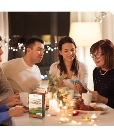 Imozai Organic Oolong Tea Bags - 100 Count, Individually Wrapped - Buy Online on GoSupps.com