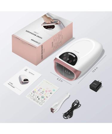 Comfier Cordless Hand Massager with Heat - 3 Modes & 3 Pressure Levels for Arthritis Relief - Pink - Buy Online on GoSupps.com