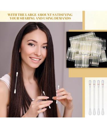 Hoolerry 400 Pcs Vitamin E Lip Oil Swabs | Disposable Cotton Applicators for Moisture & Teeth Whitening Protection - Buy Online on GoSupps.com