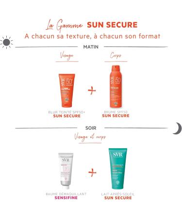 SVR - Blur Tinted SPF50+ Face Sun Secure - Optical Blurring Mousse - Makeup Primer - Patented Filter Combination - Water Resistant - Unified Complexion - 50 ml - Buy Online on GoSupps.com