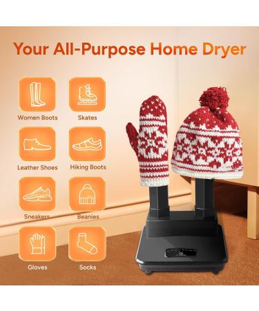 Dr.Prepare Shoe Dryer - Fast Electric Foot Warmer & Boot Dryer for Quick Drying - Ideal for Shoes Hats & Ski Boots - Buy Online on GoSupps.com