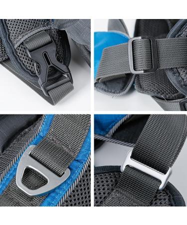 MiOYOOW Camping Dog Backpack Reflective Dog Harness Saddle Bag Multifunctional Breathable Dog Backpack with 2 Side Pockets for Hiking Camping for Small Medium Extra Large Dogs M orange - Buy Online on GoSupps.com