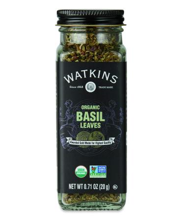 Watkins Gourmet Organic Spice Jar, Basil, 0.71 Oz 0.71 Ounce (Pack of 1)